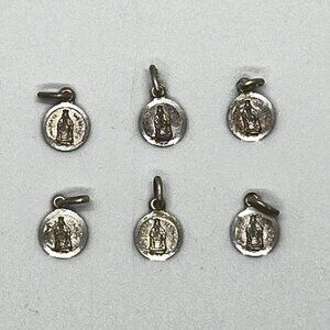 Ntra Sra de Los Reyes - Silver Plated Pendants - 6 in total w/ clasps